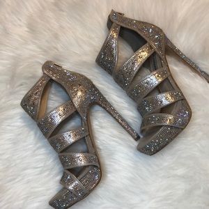 Steve Madden jeweled pumps